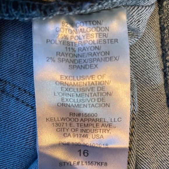 High waist raw hem skinny crop jeans - Picture 10 of 11